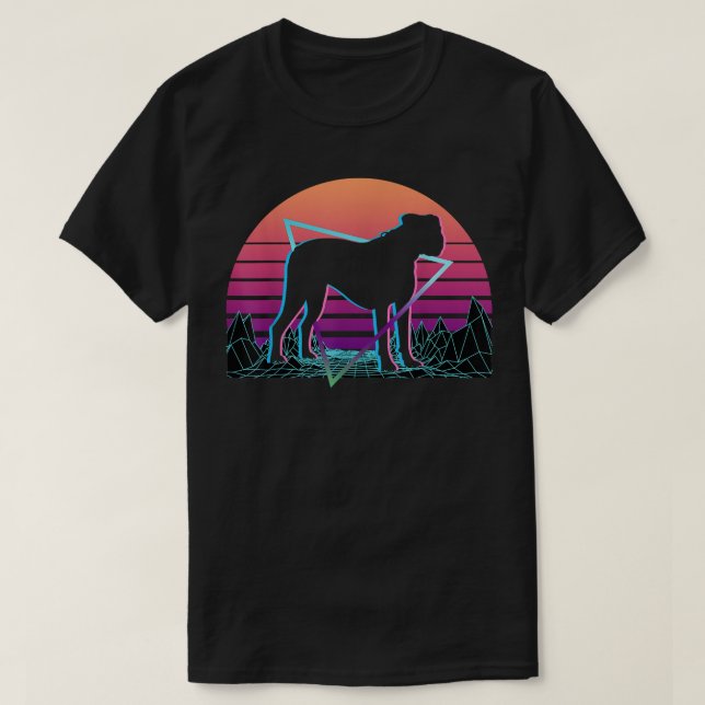 Boer Retro  T Shirt (Design framsida)