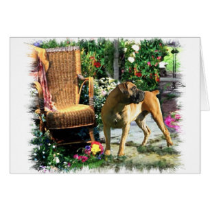 Boerboel Art Gifts Hälsningskort