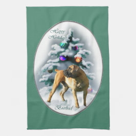 Boerboel-jul Kökshandduk