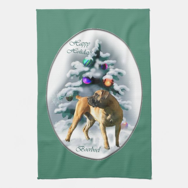 Boerboel-jul Kökshandduk (Vertikal)