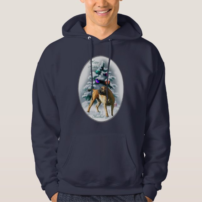 Boerboel-julklappar Hoodie (Framsida)