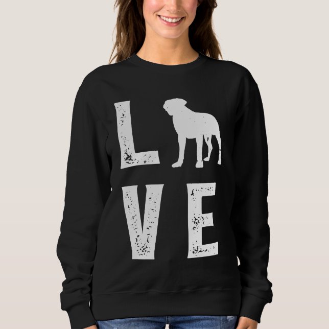 Boerboel Love T Shirt (Framsida)