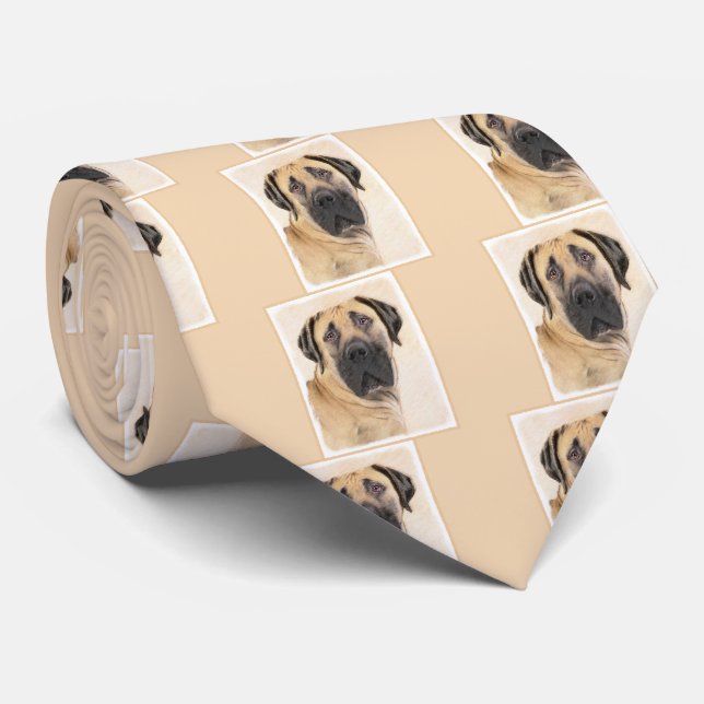 Boerboel Painting - Cute Original Hund Art Slips (Rullad)