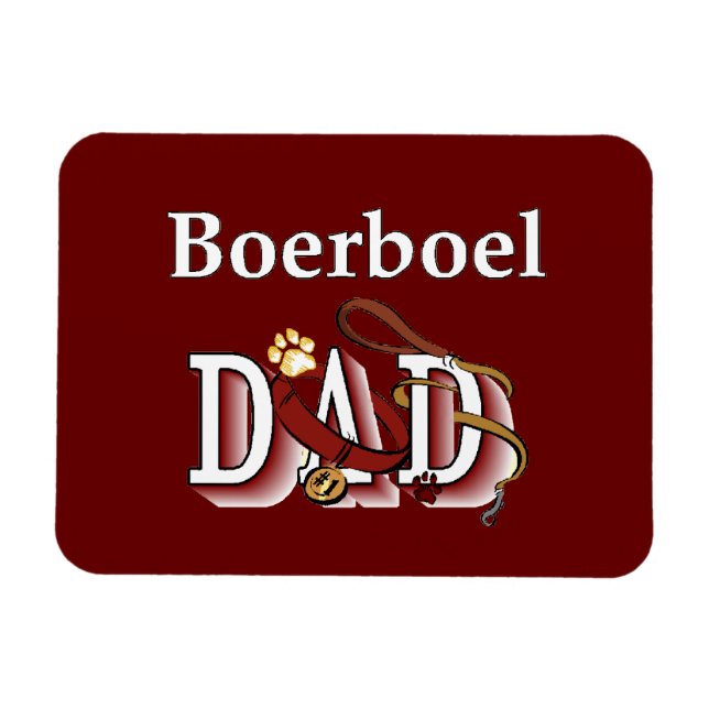 Boerboel Pappa Magnet (Horisontell)