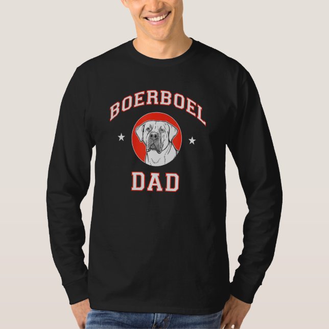 Boerboel Pappa T Shirt (Framsida)