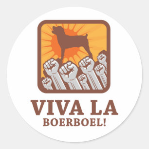 Boerboel Runt Klistermärke