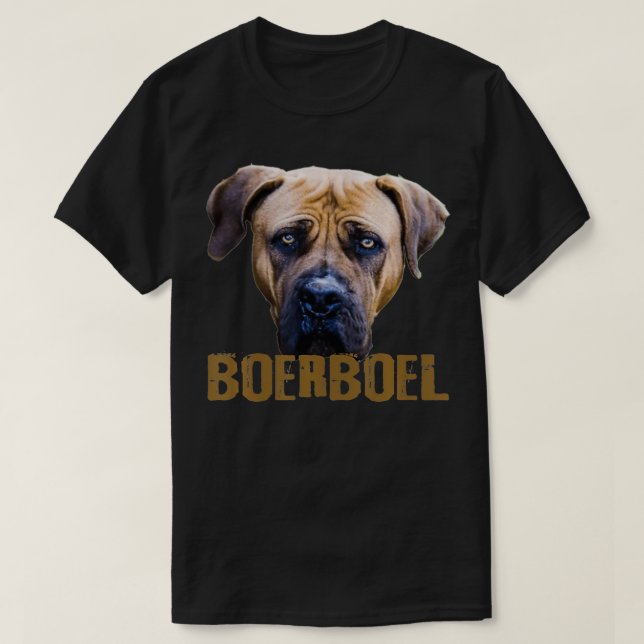 Boerboel South African Mastiff Retro T Shirt (Design framsida)