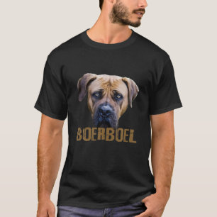 Boerboel South African Mastiff Retro T Shirt