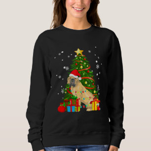 Boerboel Tomte Julgran Ljusstake Pajamas Hund Jul T Shirt