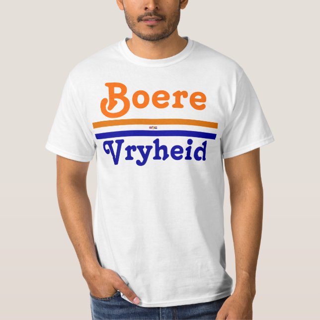 Boere Vryheid Tee Shirt (Framsida)