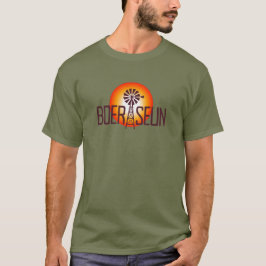 BOERSEUN Windpomp Afrikaans Saffa Expat T Shirt