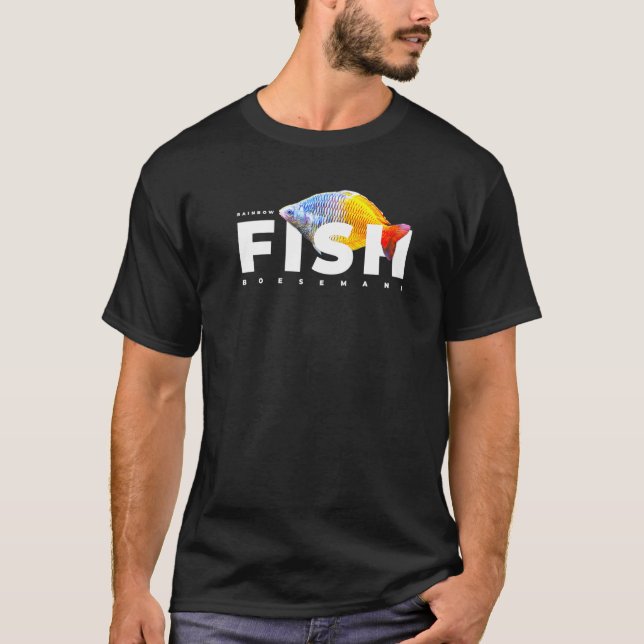 Boesemani Rainbow Fiskhållare T Shirt (Framsida)