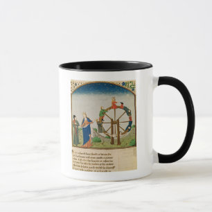 Boethius med rulla av förmögenhet mugg