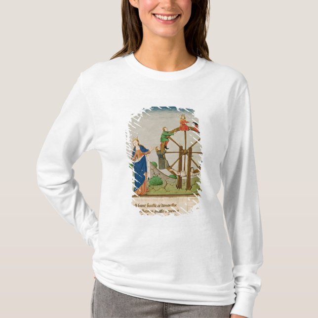 Boethius med rulla av förmögenhet tee (Framsida)