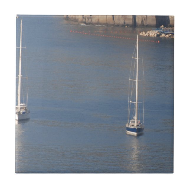 Boetter i vila i Sorrento-Italien Kakelplatta (Framsidan)