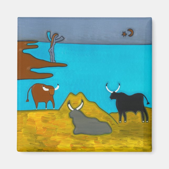 Boeufs d'Italie Magnet (Framsidan)
