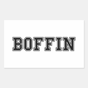 BOFFIN REKTANGULÄRT KLISTERMÄRKE