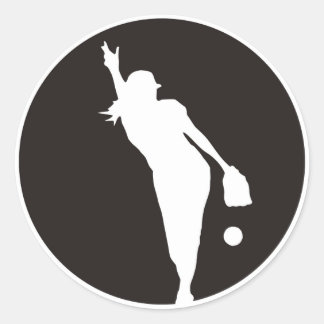 Boftbollcirkelformare Runt Klistermärke