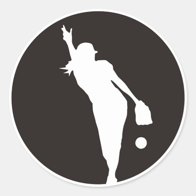 Boftbollcirkelformare Runt Klistermärke (Framsida)