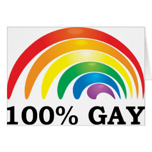 Bög 100% hälsningskort