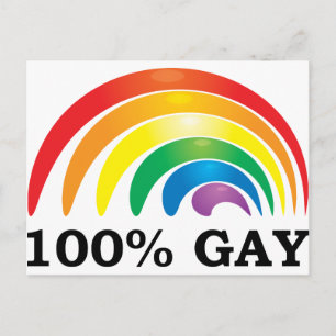 Bög 100% vykort