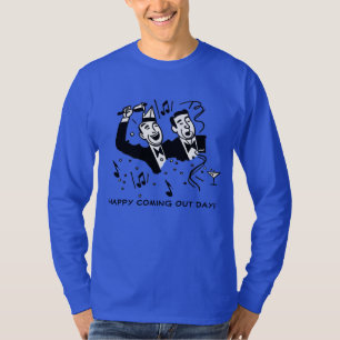 Bög för kommande ut dag för medborgare Retro Tee