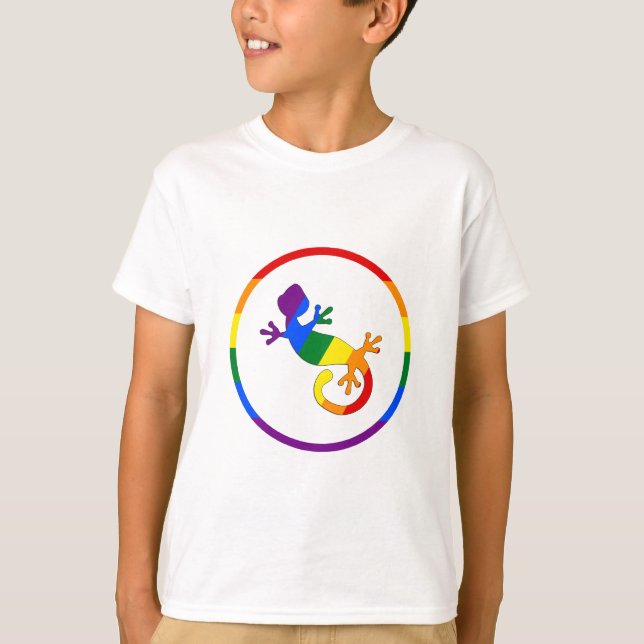 Bög & lesbisk pride tee (Framsida)