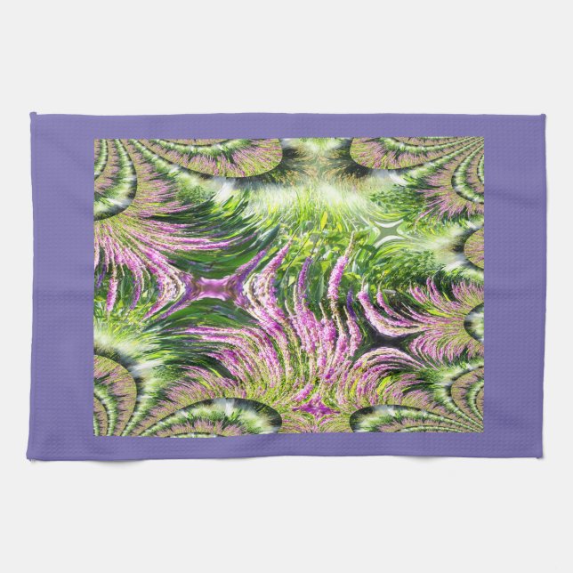 Bog liggande Fractal Kitchen Towel Kökshandduk (Horisontell)
