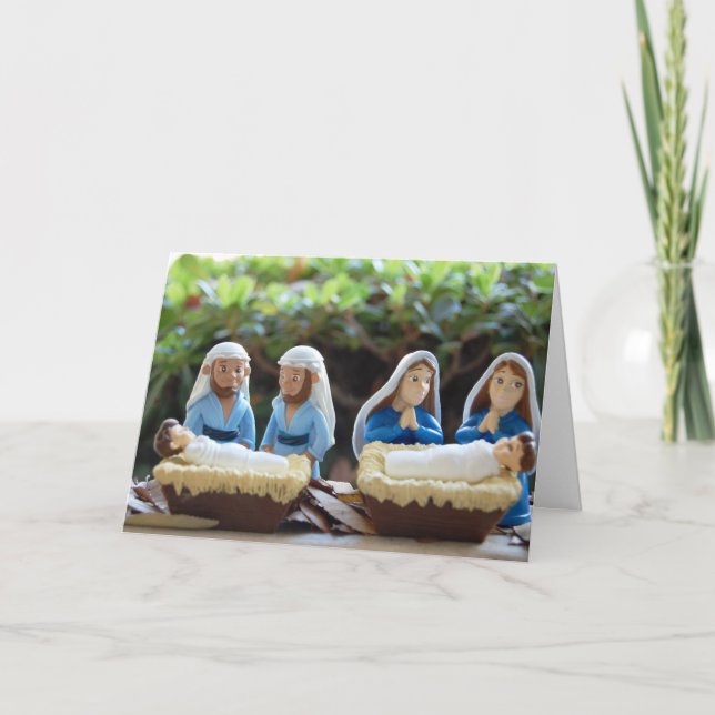 Bög och lesbisk kvinnajulkort helgkort (Framsida)