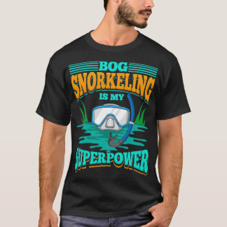 Bog Snorkeling Diver Championship Diving Bogland T Shirt