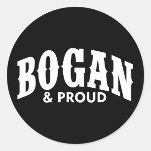 Bogan & Proud Runt Klistermärke