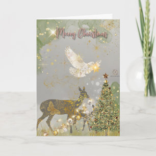 "Boganhues Luxury Print with Reindeer" Kort