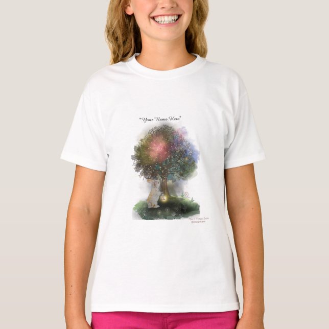 Boganhues "Pipa & Marlow" förtrollad skog serie  T Shirt (Framsida)