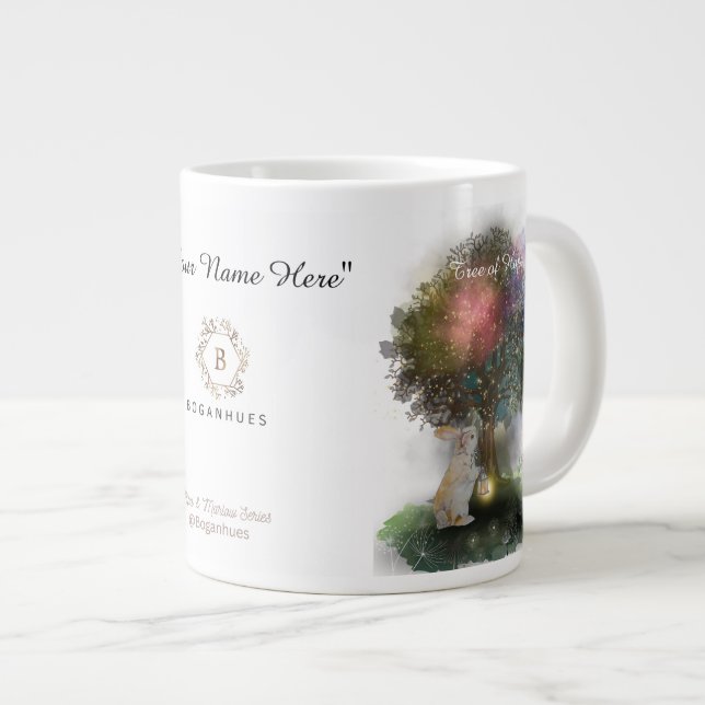 Boganhues "Pipa & Marlow" förtrollad skogsserie Jumbo Mugg (Framsida höger)