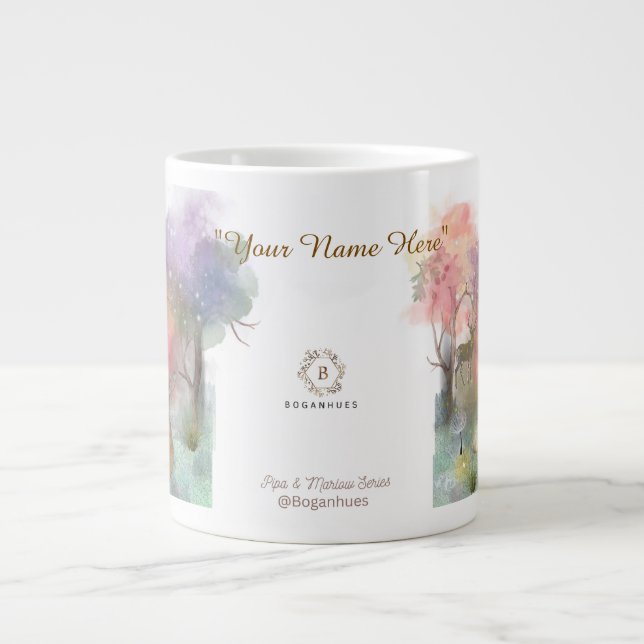 Boganhues "Pipa & Marlow" serie Jumbo Mugg (Framsidan)