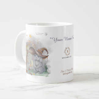 Boganhues "Pipa & Marlow" serie tryck Jumbo Mugg
