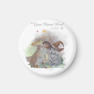 Boganhues "Pipa & Marlow" serie tryck Magnet