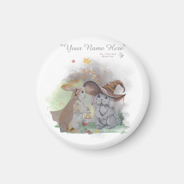 Boganhues "Pipa & Marlow" serie tryck Magnet (Framsidan)