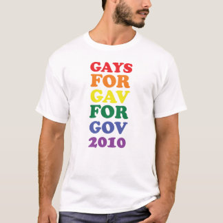 Bögar för Gav för Gov 2010 T-shirt
