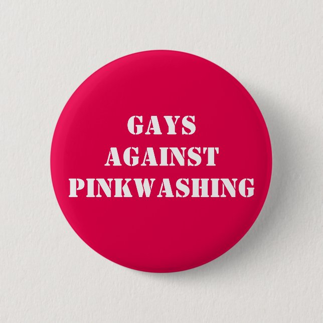bögar mot pinkwashing knapp (Framsida)