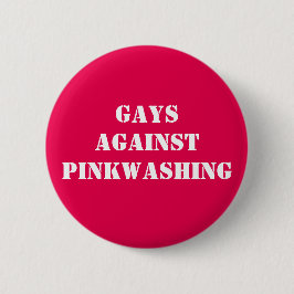 bögar mot pinkwashing knapp