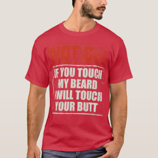 Bögar om du rör vid mitt skäggiga gåva 2 t shirt