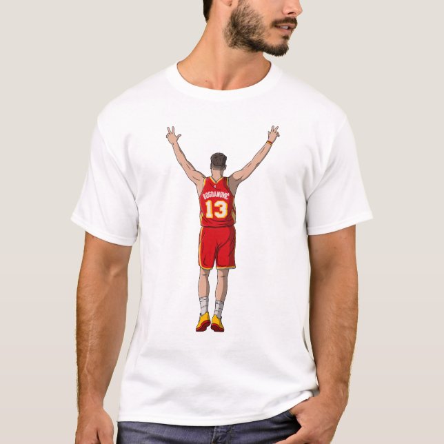 Bogdan Bogdanovic - Atlanta Basketball T Shirt (Framsida)