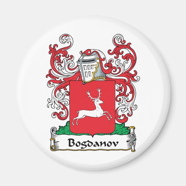 Bogdanov Family Crest Magnet (Framsidan)
