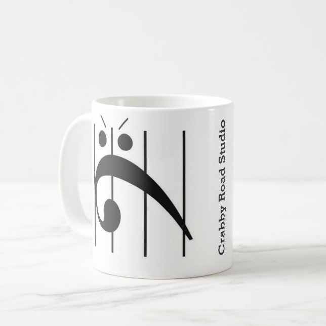 Bogdon signaturmugg med logotyp kaffemugg (Framsida vänster)