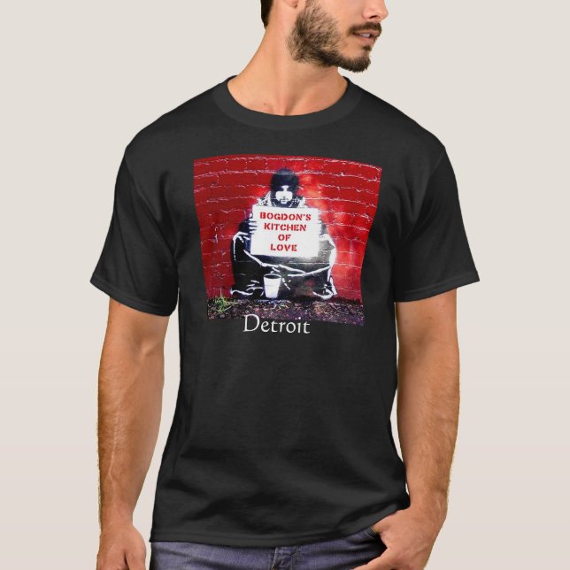 Bogdons kök av den kärlekDetroit T-tröja Tee Shirt (Framsida)