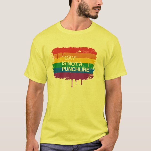 BÖGEN ÄR INTE EN PUNCHLINE TEE (Framsida)
