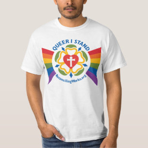 "Bögen står jag" t-skjortan (på ljust tyg) T Shirt