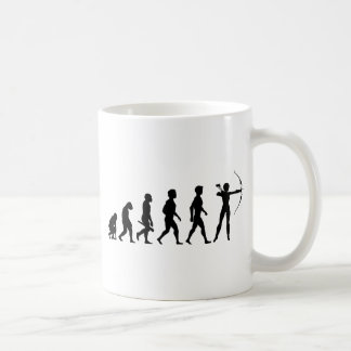 Bogenschießen Pfeil Bogen Bogenschütze Zielscheibe Kaffemugg