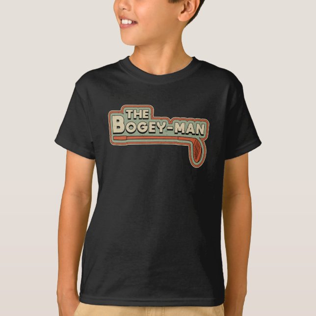 Bogey-Man Golf Player Golfer Golfing T Shirt (Framsida)